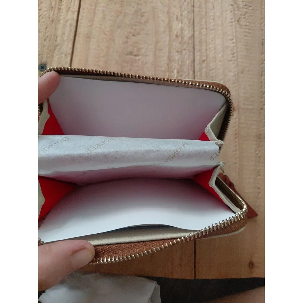 Dooney & Bourke Pebble Grain Medium Zip Around Wallet